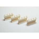 LEGO Orjinal Custom Moc Aksesuar Creator Panel 1 X 4 X 2 Tuğla Duvar Beyaz