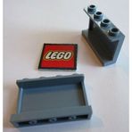 LEGO Orjinal Custom Moc Aksesuar Creator Panel 1 X 4 X 2 Tuğla Duvar Sand Blue