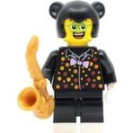 LEGO Orjinal Minifigür Party Cat a fun saxophonist in a cat costume +6 Yaş (1 Parça)