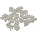 LEGO Orjinal Moc Aksesuar Plate Modified 1 X 1 Beyaz Dikey Clipli Düz Tuğla