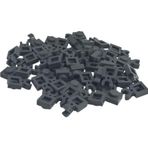 LEGO Orjinal Moc Aksesuar Plate Modified 1 X 1 Koyu Gri Dikey Clipli Düz Tuğla