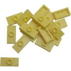 LEGO Orjinal Moc Aksesuar Plate Modified 1 X 2 Jumper Açık Sarı Düz Fayans Tuğla