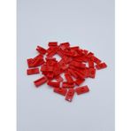 LEGO Orjinal Moc Aksesuar Plate Modified 1 X 2 Jumper Kırmızı Düz Fayans Tuğla