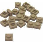 LEGO Orjinal Moc Custom Aksesuar Creator Plate 1 X 1 Düz Tuğla Koyu Taba