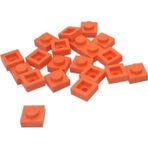 LEGO Orjinal Moc Custom Aksesuar Creator Plate 1 X 1 Düz Tuğla Turuncu