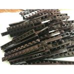 LEGO Orjinal Moc Custom Aksesuar Creator Plate 1 X 10 Düz Tuğla Koyu Kahverengi