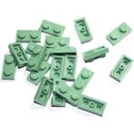 LEGO Orjinal Moc Custom Aksesuar Creator Plate 1 X 2 Düz Tuğla Sand Green