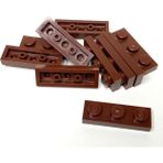LEGO Orjinal Moc Custom Aksesuar Creator Plate 1 X 3 Düz Tuğla Kahverengi
