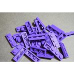 LEGO Orjinal Moc Custom Aksesuar Creator Plate 1 X 3 Düz Tuğla Koyu Mor