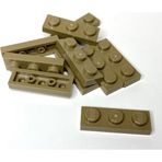 LEGO Orjinal Moc Custom Aksesuar Creator Plate 1 X 3 Düz Tuğla Koyu Taba