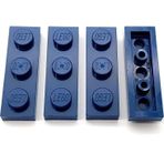 LEGO Orjinal Moc Custom Aksesuar Creator Plate 1 X 3 Düz Tuğla Lacivert