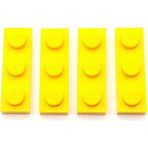 LEGO Orjinal Moc Custom Aksesuar Creator Plate 1 X 3 Düz Tuğla Sarı