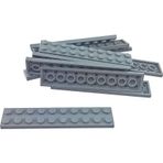 LEGO Orjinal Moc Custom Aksesuar Creator Plate 2 X 10 Düz Tuğla Açık Gri