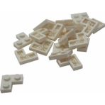LEGO Orjinal Moc Custom Aksesuar Creator Plate 2 X 2 Corner Düz Köşe Tuğla Beyaz