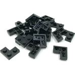 LEGO Orjinal Moc Custom Aksesuar Creator Plate 2 X 2 Corner Düz Köşe Tuğla Siyah