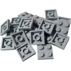 LEGO Orjinal Moc Custom Aksesuar Creator Plate 2 X 2 Düz Tuğla Açık Gri