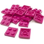 LEGO Orjinal Moc Custom Aksesuar Creator Plate 2 X 2 Düz Tuğla Mercan