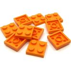 LEGO Orjinal Moc Custom Aksesuar Creator Plate 2 X 2 Düz Tuğla Turuncu