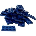 LEGO Orjinal Moc Custom Aksesuar Creator Plate 2 X 4 Düz Tuğla Lacivert