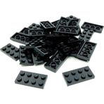 LEGO Orjinal Moc Custom Aksesuar Creator Plate 2 X 4 Düz Tuğla Siyah