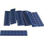 LEGO Orjinal Moc Custom Aksesuar Creator Plate 2 X 8 Düz Tuğla Lacivert