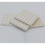 LEGO Orjinal Moc Custom Aksesuar Creator Plate 6 X 6 Düz Tuğla Beyaz