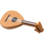 LEGO Orjinal Moc Custom Aksesuar Minifigür Saz Ud Geleneksel Telli Müzik Çalgısı