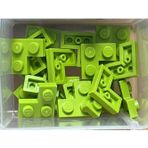 LEGO Orjinal Moc Custom Creator Plate 2 X 2 Corner Düz Köşe Tuğla Fıstık Yeşili