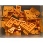 LEGO Orjinal Moc Custom Creator Plate 2 X 2 Corner Düz Köşe Tuğla Turuncu
