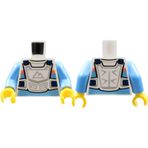 LEGO Orjinal Moc Custom Minifigür Minifigure Gövde Torso Mavi Yarış Tulumu Speed Champions