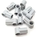 LEGO Orjinal Technic Custom Axle Connector Angled #1 Bağlantı Parçası Açık Gri