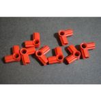 LEGO Orjinal Technic Custom Axle Connector Angled #6 Bağlantı Parçası Kırmızı