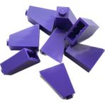 LEGO Parçalar - Dark Purple Slope 65 2 x 1 x 2 (12 Adet)