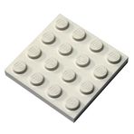 LEGO Parçalar ve Parçalar: Beyaz 4x4 Tabak x20