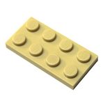 LEGO Parçalar ve Parçalar: Taba (Tuğla Sarısı) 2x4 Tabak x20