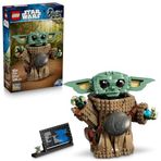 LEGO Star Wars Grogu (Mandalorlu Çırak) 75446-10 Yaş Üzeri Çocuklar için Duruşu Ayarlanabilir Dekoratif Yaratıcı Oyuncak Yapım Seti, Kız ve Erkek Çocuklar için Doğum Günü Hediyesi Fikri (1200 Parça)