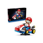LEGO Super Mario: Mario Kart – Mario ve Standard Kart 72037 - Yetişkinler için Koleksiyonluk Yar