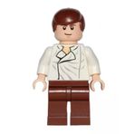 Lego SW0278 Star Wars Han Solo White Shirt With Wrinkles on Front Minifigür