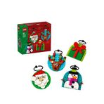 Lego Yılbaşı Süsü Koleksiyonu 153 Parça 6+ Yaş Kardan Adam Ren Geyiği Ve Noel Baba Yılbaşı Süsleri Yapı Oyuncağı 40744