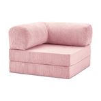Legom Koltuk Berjer Uzanma Koltuğu Tek Kişilik Kanepe Yatak - Pembe