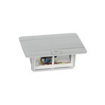 Legrand 054011 4 Modül Mat Alüminyum Donalabilir Masa Döşeme Altı Buat