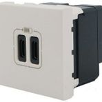 Legrand 077590 Telefon Şarjı için 5 Volt 3 Amper C+C Tipi İkili Usb Priz