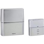 Legrand 094271 Serenity Kablosuz Kapı Zili, 200 m Menzil Alüminyum