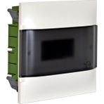 Legrand 135011 Practibox S Sıva Altı Dın Dolabı Duvar Için - 1 Sıra 12 Modül - Füme Kapı