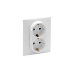 Legrand 767416 Salbei Bej İkili Topraklı Priz