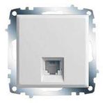 Legrand 768129 Raventi Beyaz 1 Çıkışlı Rj11 Telefon Prizi