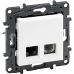 Legrand 768137 Raventi Beyaz Telefon Data Priz 1XRJ11 1XRJ45 Cat6