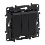 Legrand 768303 Raventi Füme Üçlü Anahtar