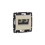 Legrand 774339 Telefon Prizi 2xRj11 Bej "Valena Serisi"