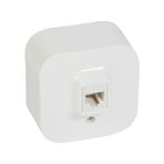 Legrand 782414 Forix Beyaz IP21 Sıva Üstü Rj11 Telefon Prizi